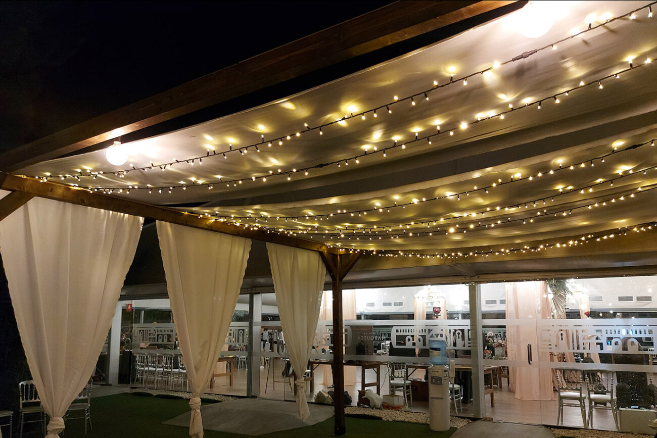 iluminación para bodas y eventos Finca la Marquesa