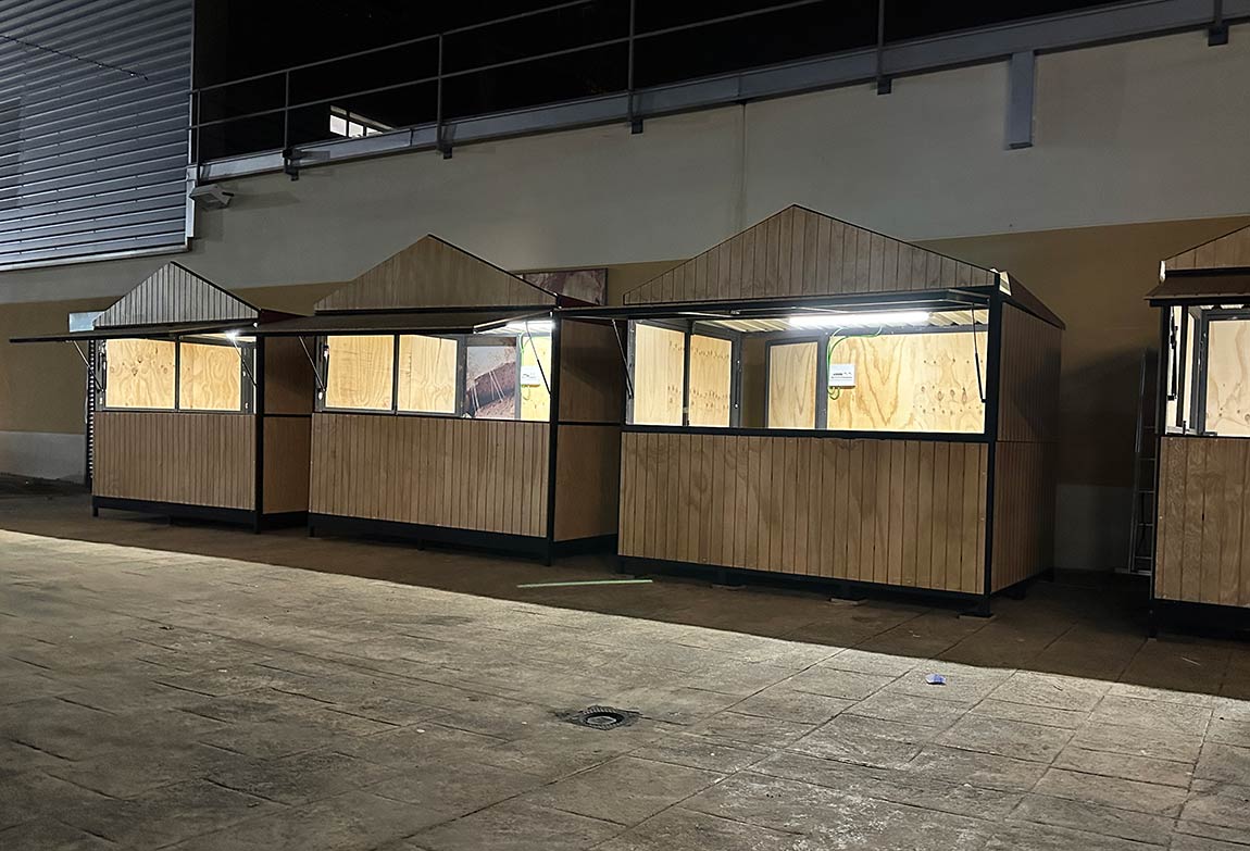 Alquiler de casetas de madera para eventos