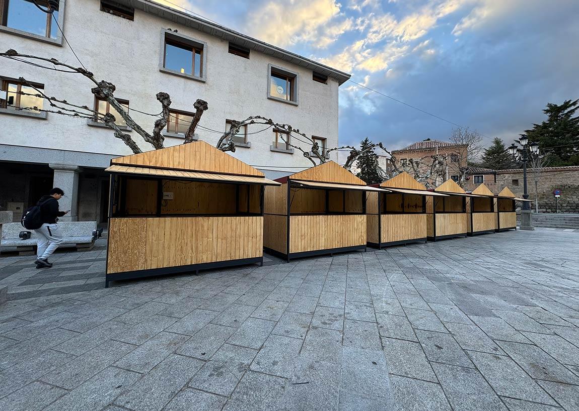 Alquiler de casetas de madera para eventos