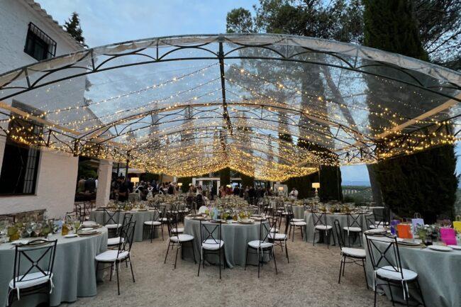 Carpas para eventos lluvias de verano